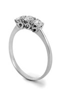 Anello Promesse Donna in Oro bianco Diamante